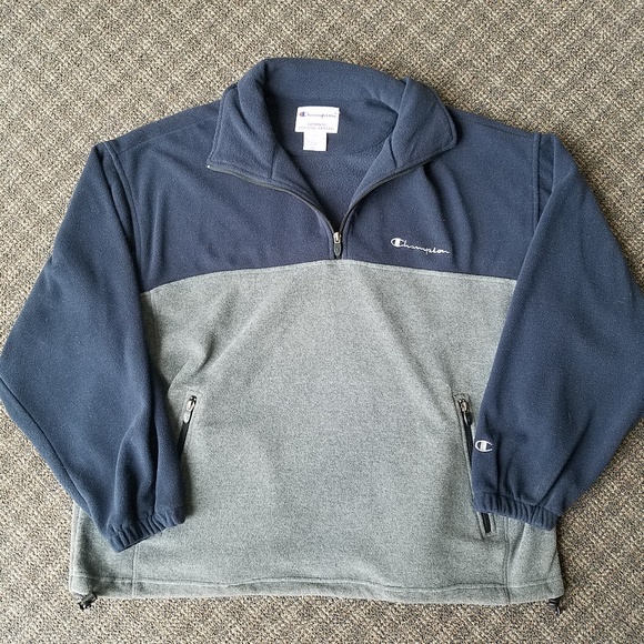 champion quarter zip fleece